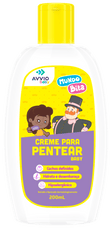 Creme Para Pentear Baby e Infantil Mundo Bita Hidratação Nutrição AVVIO Cuidado Infantil - 200ml - Macrofarma