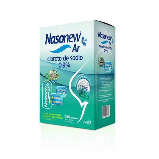 Nasonew Kit AR Limpeza Nasal Airela Irrigação - 30 Envelopes - Macrofarma