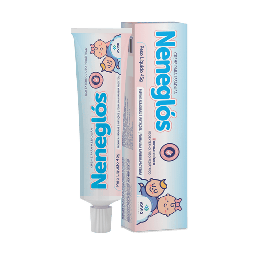 Neneglos Creme Prevenção de Assadura Proteção AVVIO Cuidado Infantil - 45g - Macrofarma