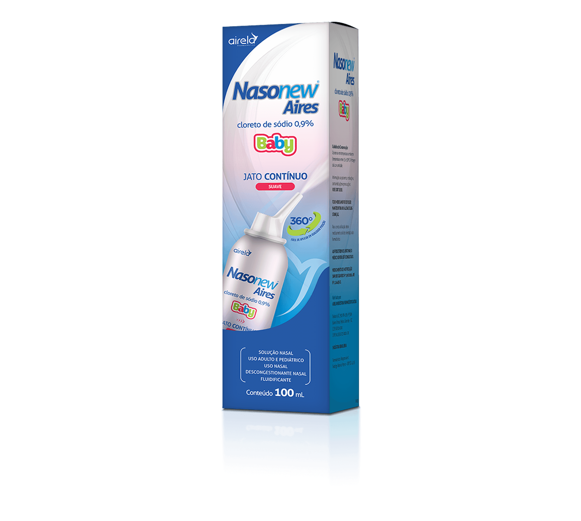 Nasonew Spray Aires Baby Desobstrução Nasal Airela Descongestionante - 100ml - Macrofarma