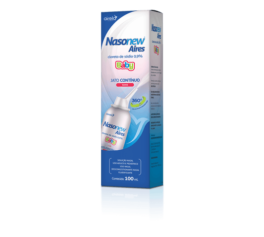Nasonew Spray Aires Baby Desobstrução Nasal Airela Descongestionante - 100ml - Macrofarma