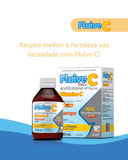 Fluive C Imuno - Suplemento com NAC + Vitamina C - Xarope 120mL Sabor Morango