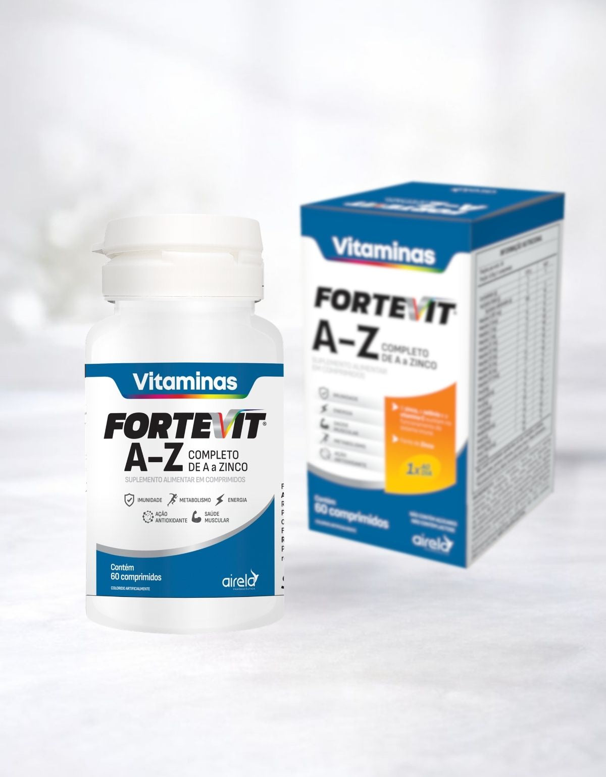 Fortevit Comprimidos Multivitamínico Airela Vitaminas - 60 Comprimidos