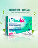 Leflora Probiótico LAC Equilíbrio Intestinal Airela Lactase - 30 Cápsulas