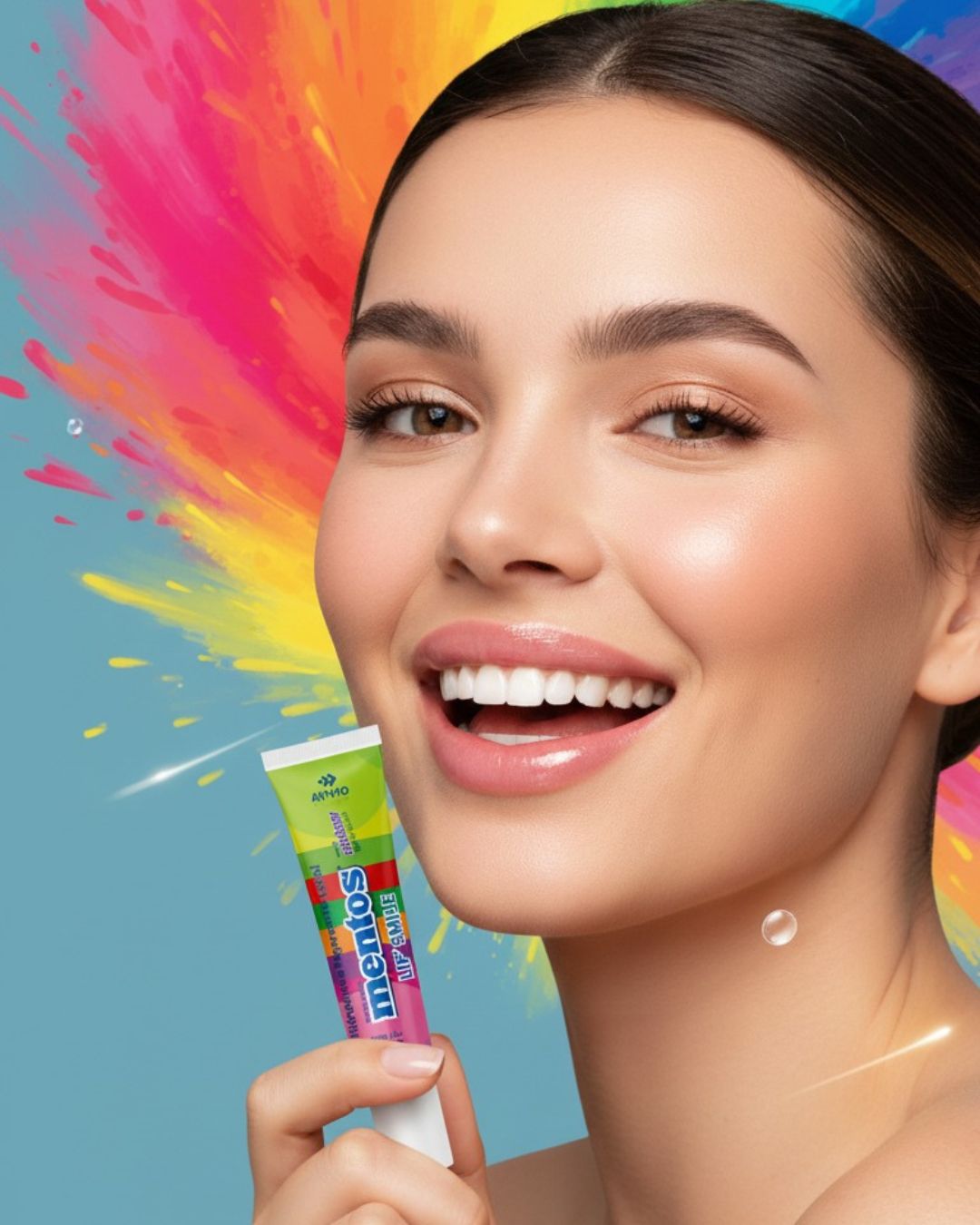 Mentos Lip'Smile Rainbow - Hidratante e Regenerador Labial AVVIO 10g