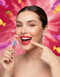 Lip'smile Mentos Hidratante Labial Tutti Frutti Pink Hidratação Proteção AVVIO Cuidado Labial - 10g