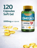 Ômega 3 Suplemento Saúde Cardiovascular Airela EPA DHA - 120 Cápsulas