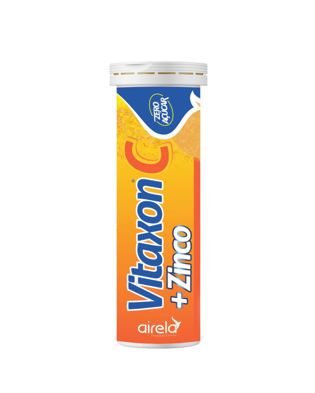 Vitaxon C 1g com Zinco – Imunidade Diária – 10 Comprimidos Efervescentes – Sabor Laranja