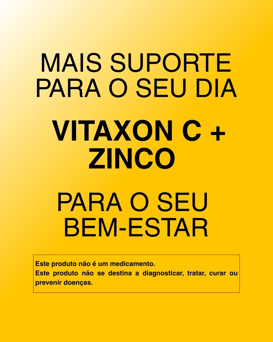 Vitaxon C 1g com Zinco – Imunidade Diária – 10 Comprimidos Efervescentes – Sabor Laranja